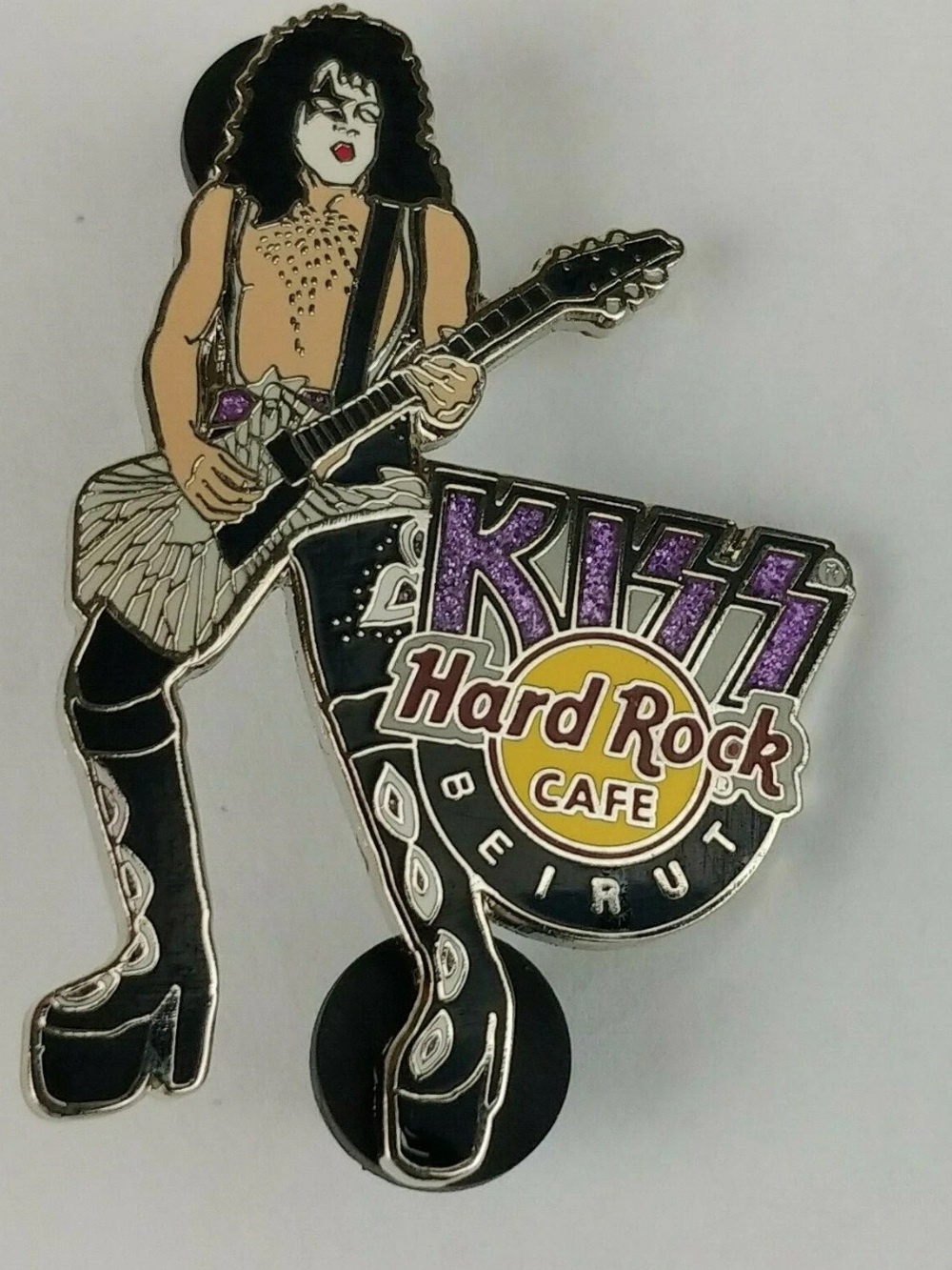 Hard Rock Cafe Beirut KISS Enamel Pin Badge Paul Stanley Dynasty
